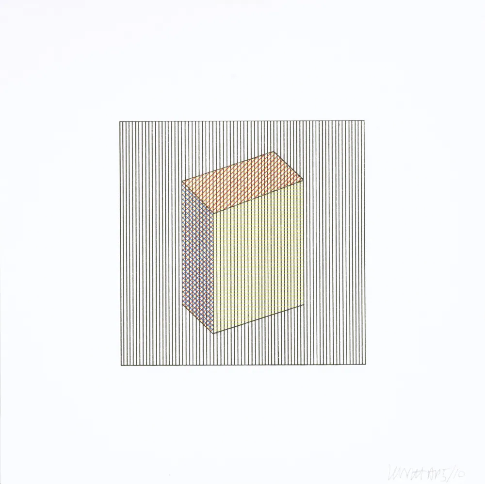Сериграфия Lewitt - Twelve Forms Derived From a Cube 17