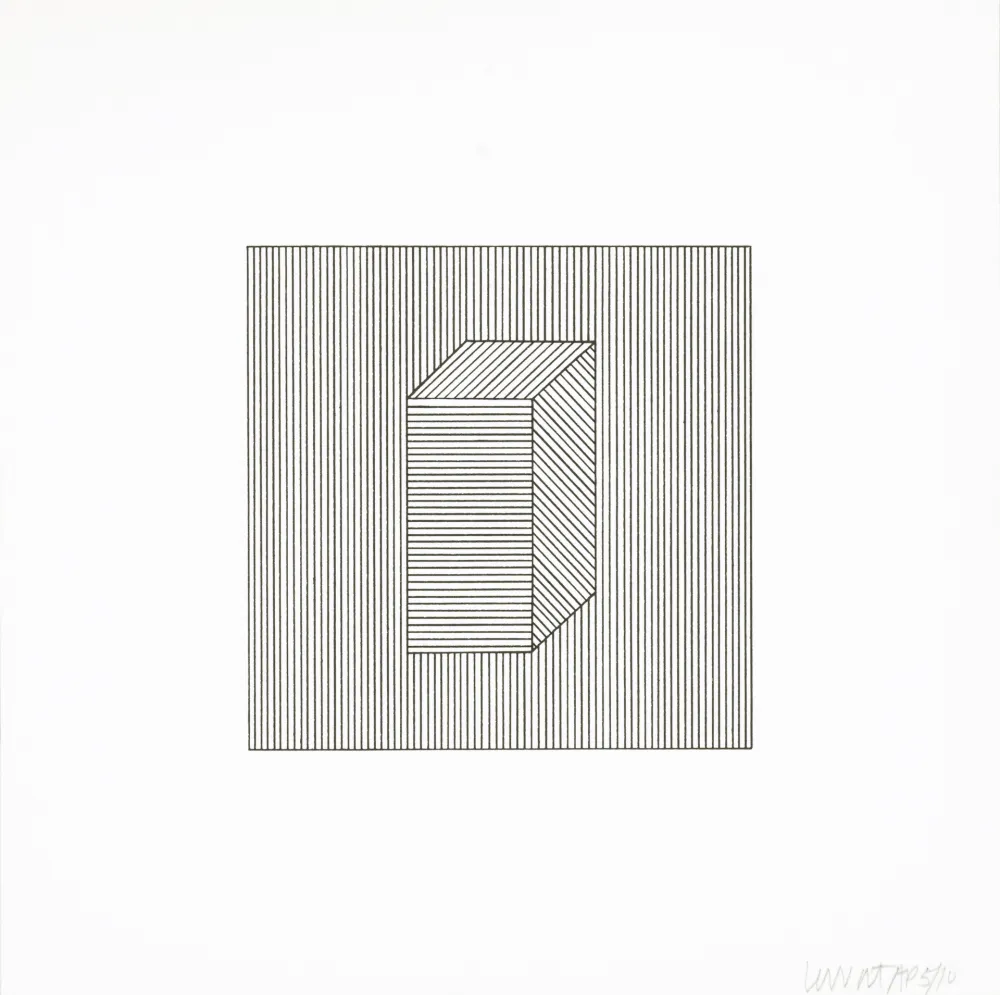 Сериграфия Lewitt - Twelve Forms Derived From a Cube 28