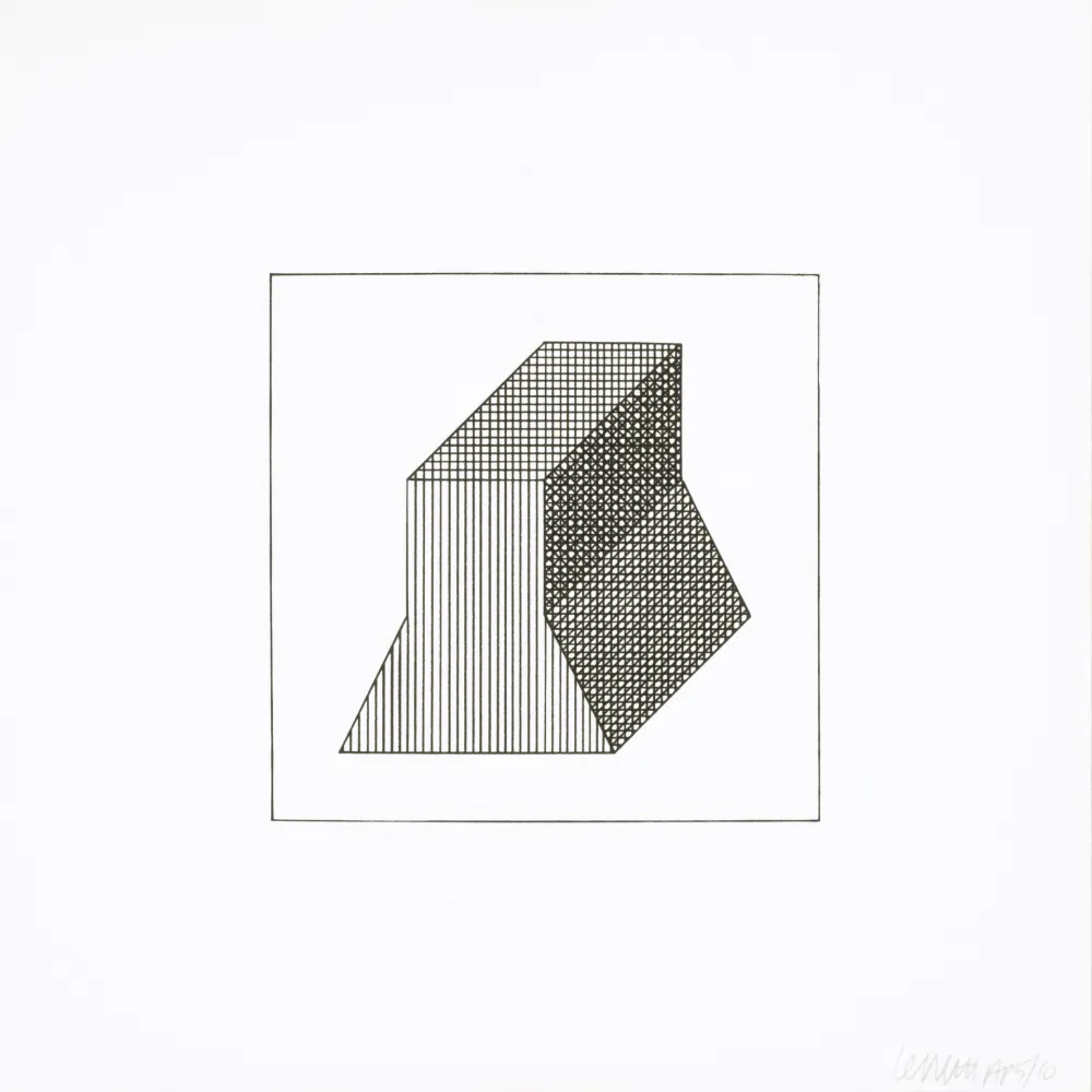 Сериграфия Lewitt - Twelve Forms Derived From a Cube 34