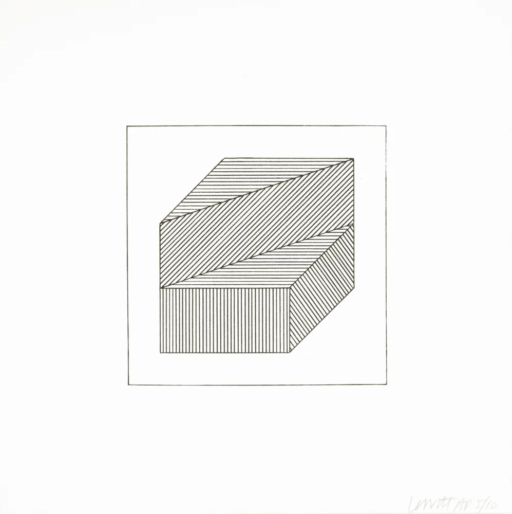 Сериграфия Lewitt - Twelve Forms Derived From a Cube 36