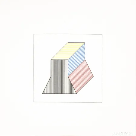 Сериграфия Lewitt - Twelve Forms Derived From a Cube 37