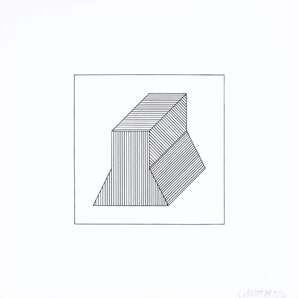 Сериграфия Lewitt - Twelve Forms Derived From a Cube 38