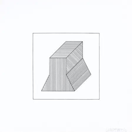 Сериграфия Lewitt - Twelve Forms Derived From a Cube 38