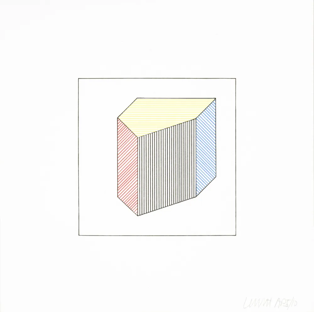 Сериграфия Lewitt - Twelve Forms Derived From a Cube 39