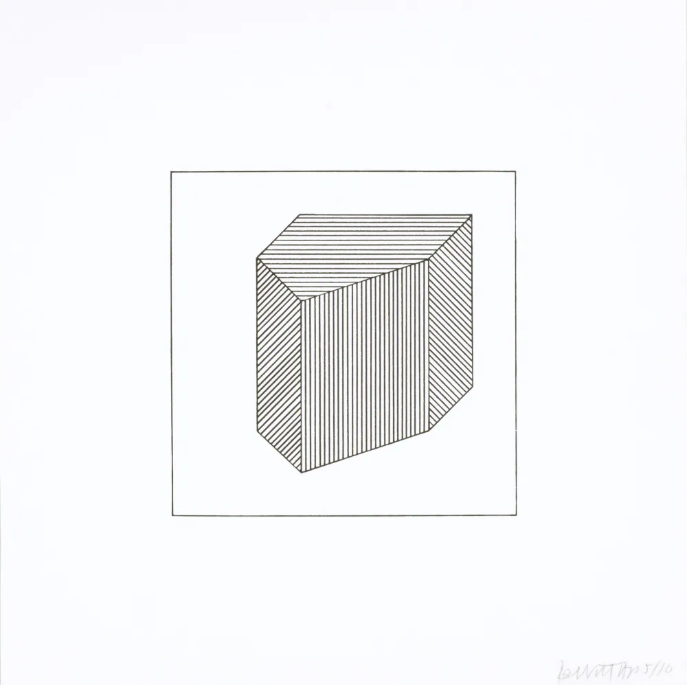 Сериграфия Lewitt - Twelve Forms Derived From a Cube 40