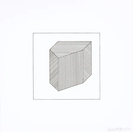 Сериграфия Lewitt - Twelve Forms Derived From a Cube 40