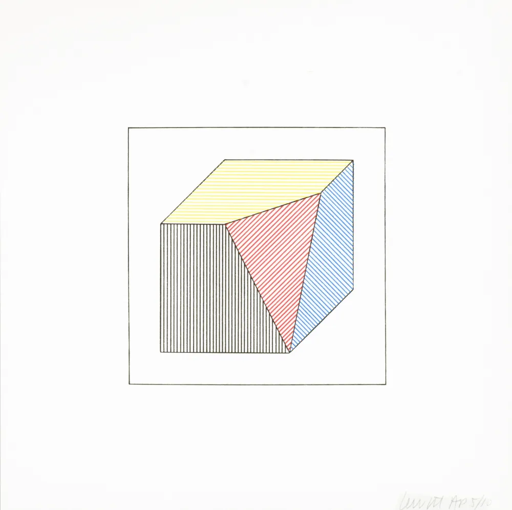 Сериграфия Lewitt - Twelve Forms Derived From a Cube 45