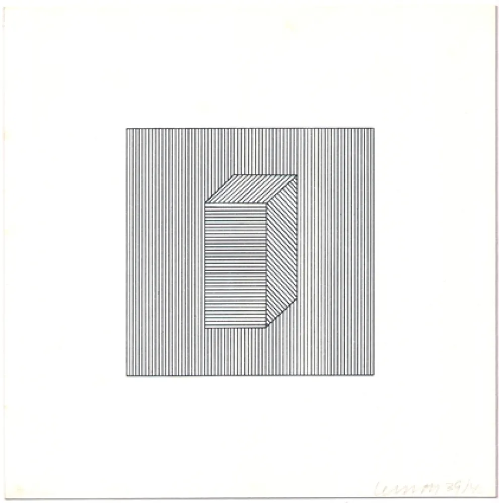 Сериграфия Lewitt - Twelve Forms Derived from a Cube (Set of 48) (1)