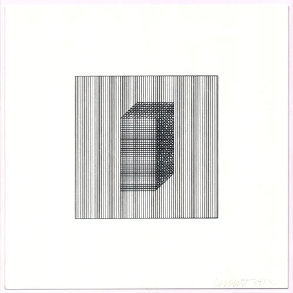 Сериграфия Lewitt - Twelve Forms Derived from a Cube (Set of 48) (3)