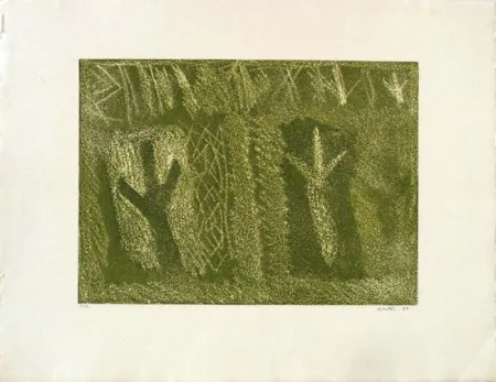 Литография Licata - Sans Titre