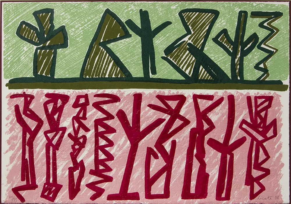 Литография Licata - SENZA TITOLO