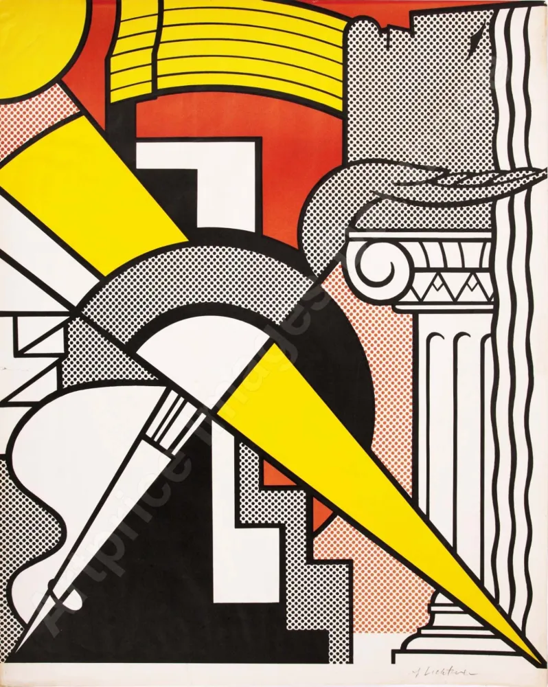 Гашение Lichtenstein - Arrow and Column