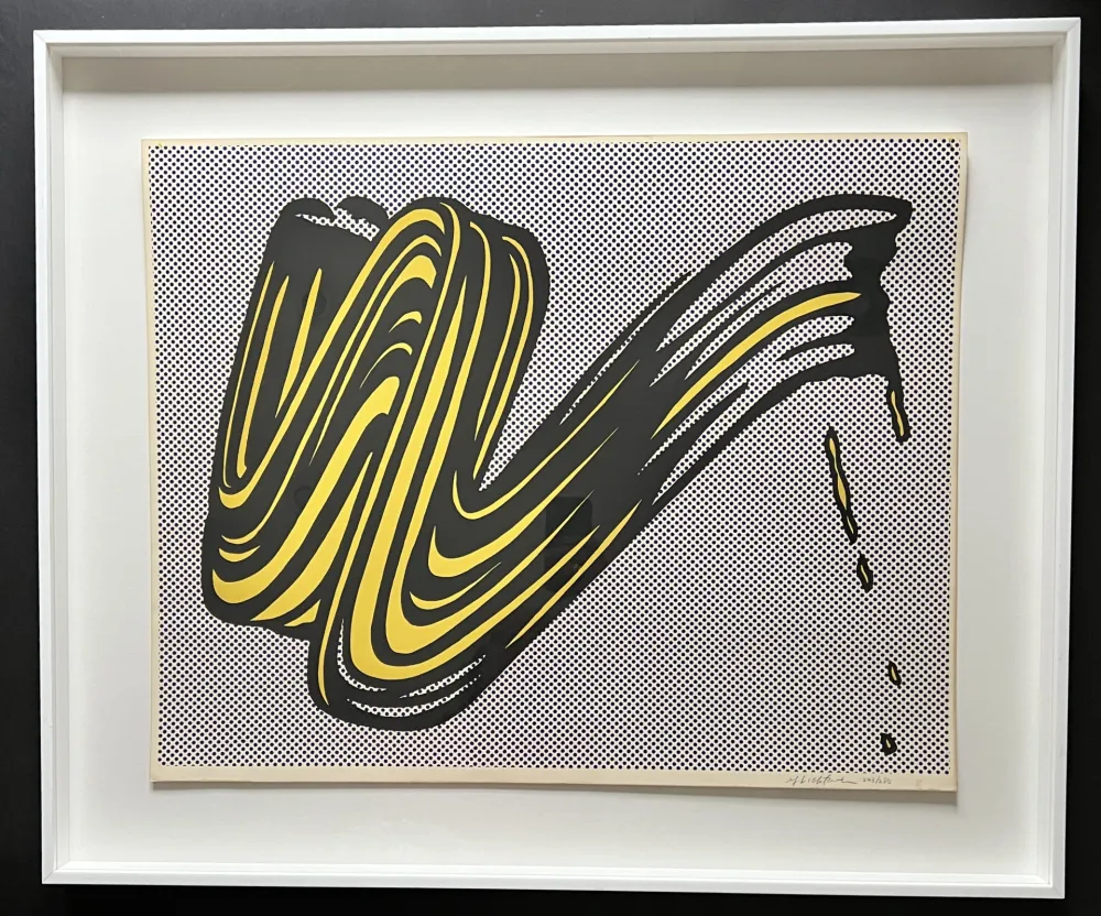 Сериграфия Lichtenstein - Brushstroke