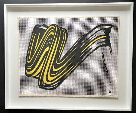 Сериграфия Lichtenstein - Brushstroke