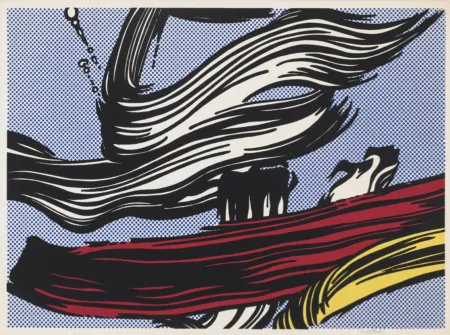 Сериграфия Lichtenstein - Brushstrokes