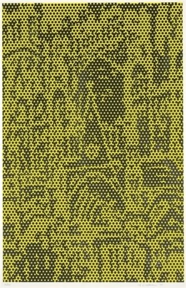 Литография Lichtenstein - Cathedral #5, from the Cathedral series