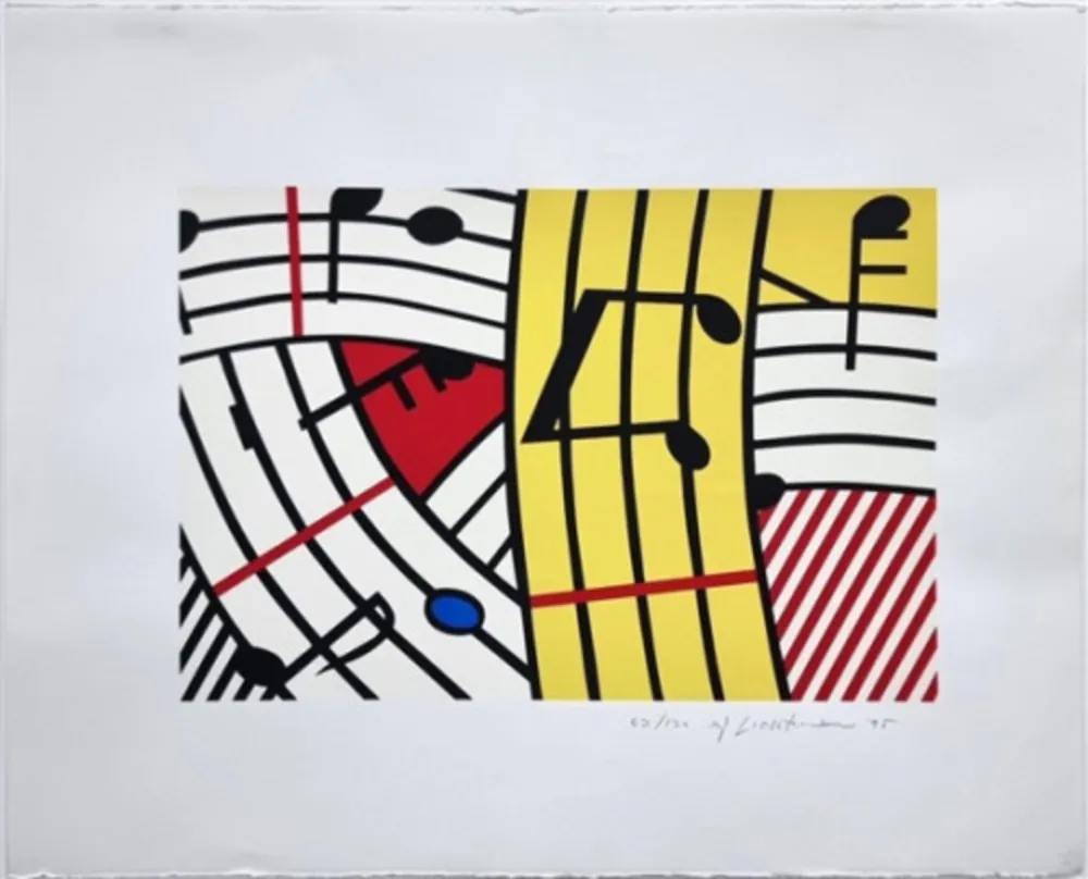Сериграфия Lichtenstein - Composition IV