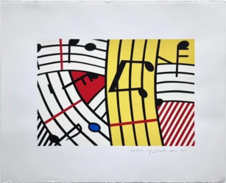 Сериграфия Lichtenstein - Composition IV