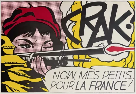 Литография Lichtenstein - Crak!