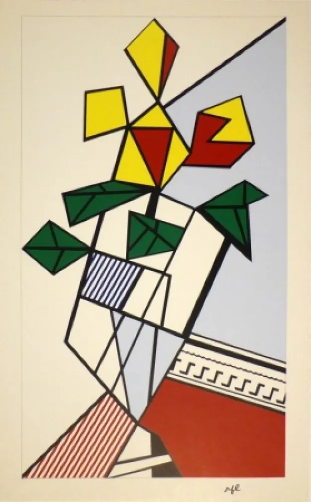 Сериграфия Lichtenstein - Flowers