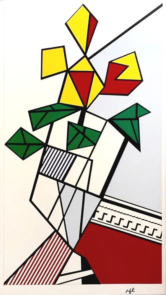 Сериграфия Lichtenstein - Flowers