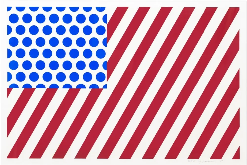 Сериграфия Lichtenstein - Forms in Space (C. 217), 1985