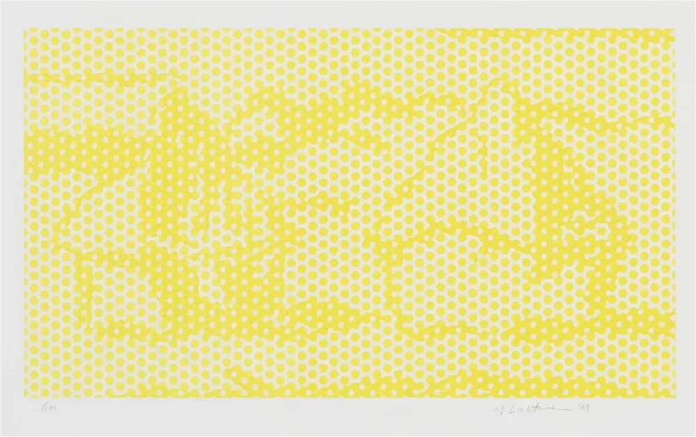 Литография Lichtenstein - Haystack #1