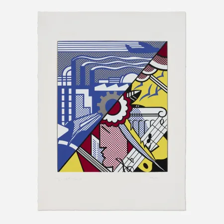Сериграфия Lichtenstein - Industry and the Arts (I)