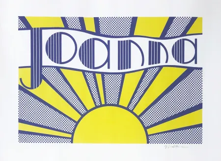 Литография Lichtenstein - Joanna (C. III.24)