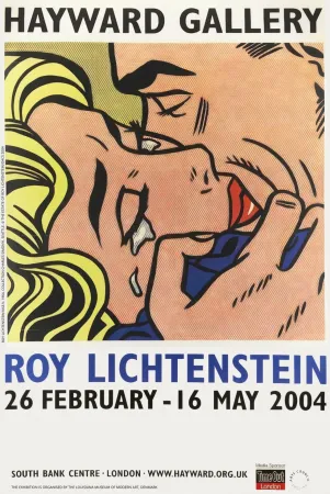 Сериграфия Lichtenstein - Kiss V Hayward Gallery