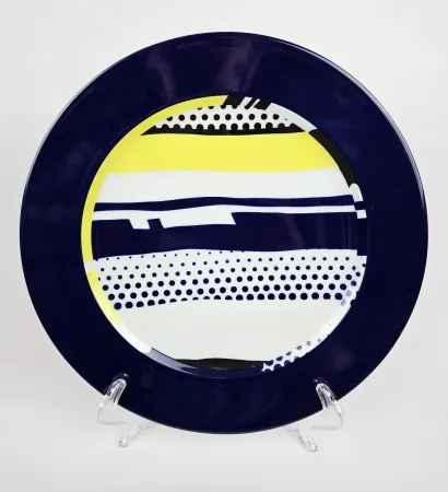 Многоэкземплярное Произведение Lichtenstein - Künstlerplatzteller