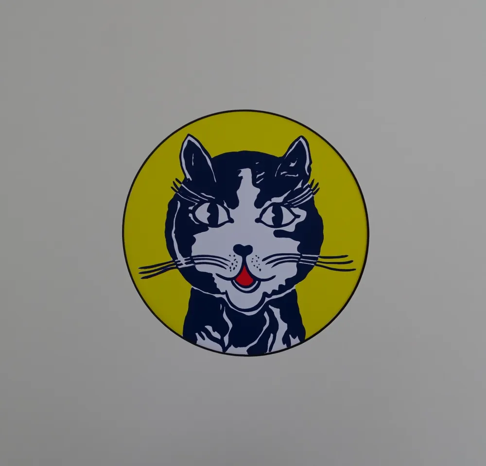 Сериграфия Lichtenstein - Laughing cat
