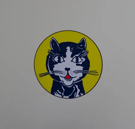 Сериграфия Lichtenstein - Laughing cat