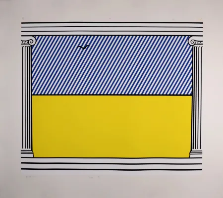 Сериграфия Lichtenstein - Liberté, 1990
