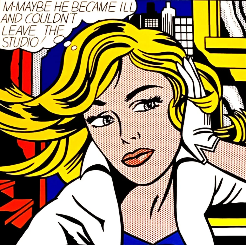 Гашение Lichtenstein - M-Maybe he became ill