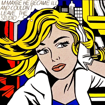 Гашение Lichtenstein - M-Maybe he became ill