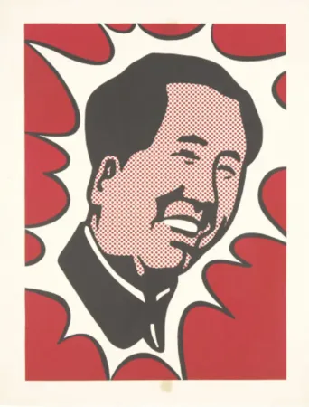 Литография Lichtenstein - Mao