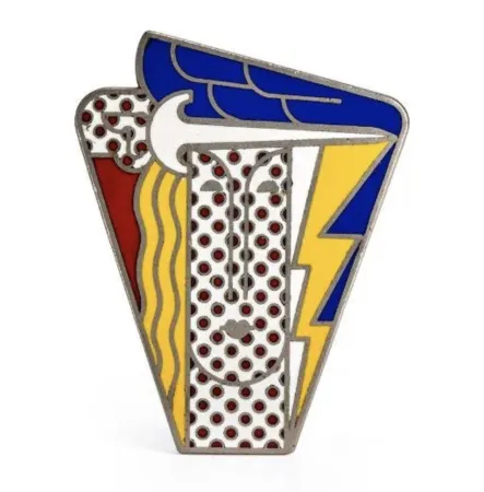 Многоэкземплярное Произведение Lichtenstein - Modern Head Enamel Pin