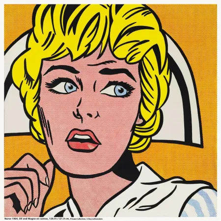Сериграфия Lichtenstein - Nurse