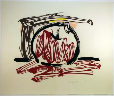 Гравюра На Дереве Lichtenstein - Red Apple