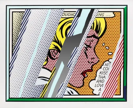 Многоэкземплярное Произведение Lichtenstein - Reflections on Girl,  from Reflections Series (C. 245) 