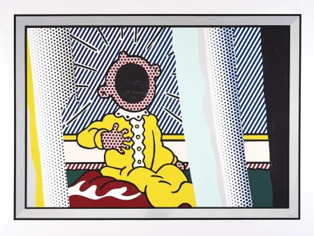 Литография Lichtenstein - Reflections on The Scream from The Reflections Series