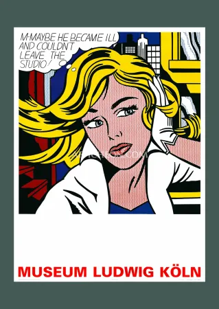 Литография Lichtenstein - Roy Lichtenstein: 'M-Maybe' 2005 Offset-lithograph