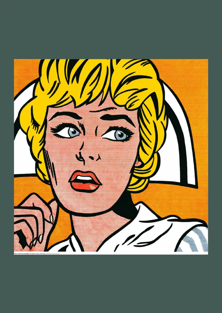 Литография Lichtenstein - Roy Lichtenstein: 'Nurse' 1995 Offset-lithograph