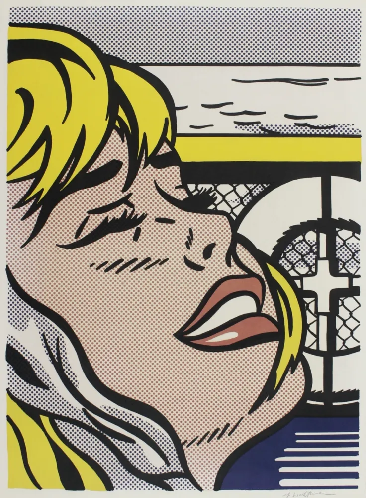 Литография Lichtenstein - Shipboard Girl