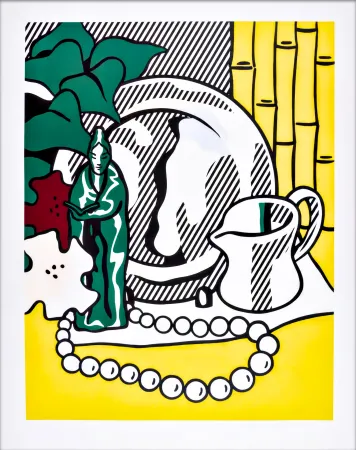Сериграфия Lichtenstein - Still Life with Figurine 