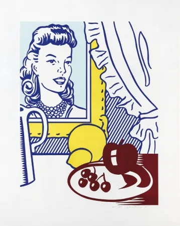 Литография Lichtenstein - Still Life with Portrait