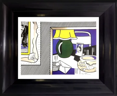 Гашение Lichtenstein - Two paintings: Green Lamp 1984