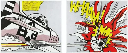 Литография Lichtenstein - Whaam!