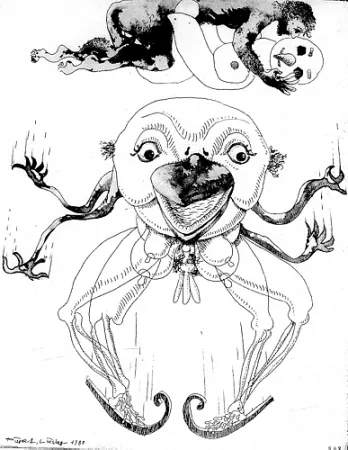 Иллюстрированная Книга Lindner - 7 Acqueforti 1980